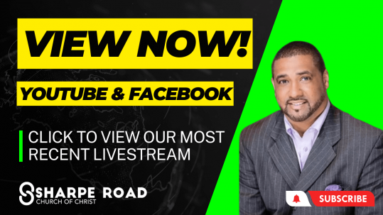 View our most recent livestream video at Sharpe Road Church