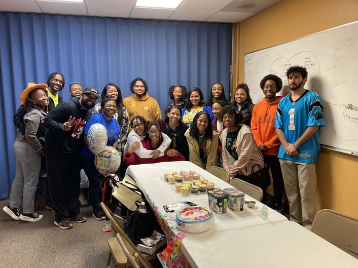 Young adults in greensboro nc group picture