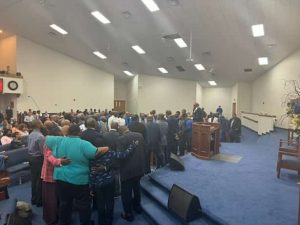 mens outdoor event at night