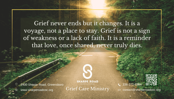 grief care ministry at sharpe road