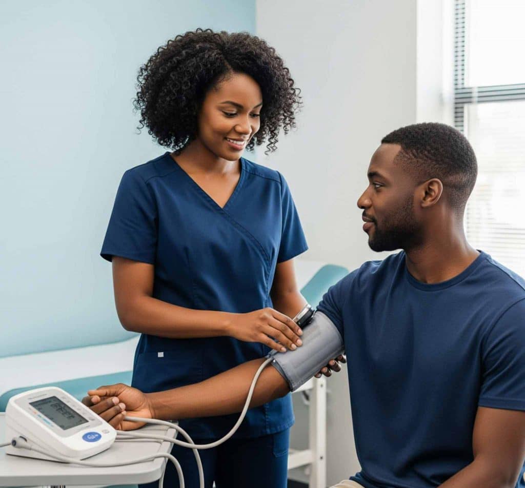 Blood pressure check